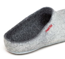 Gottstein Hausschuhe Magicfelt 701 (100% Wolle) hellgrau (Größe 36-42)